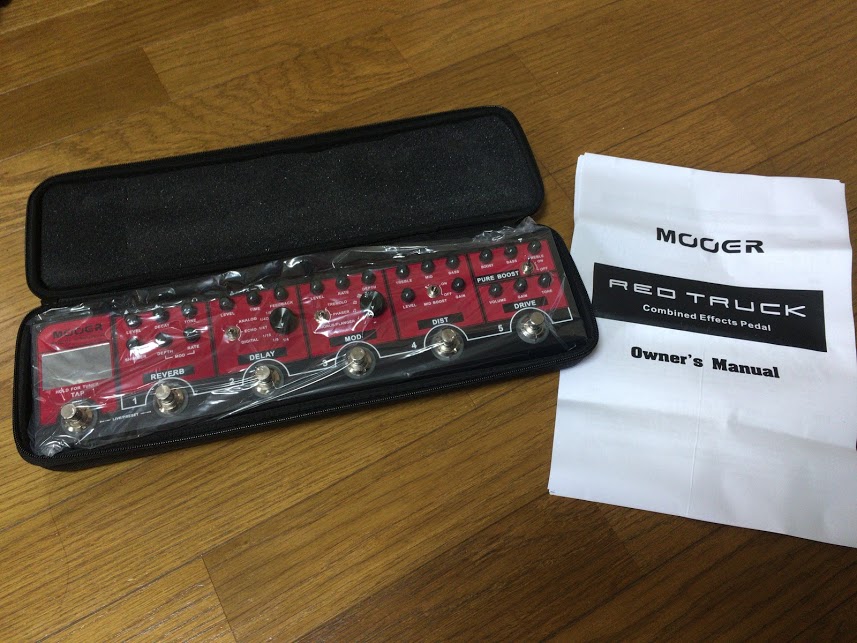 MOOER RED TRUCK マルチエフェクター（ムーア）美品 未来への革新的な