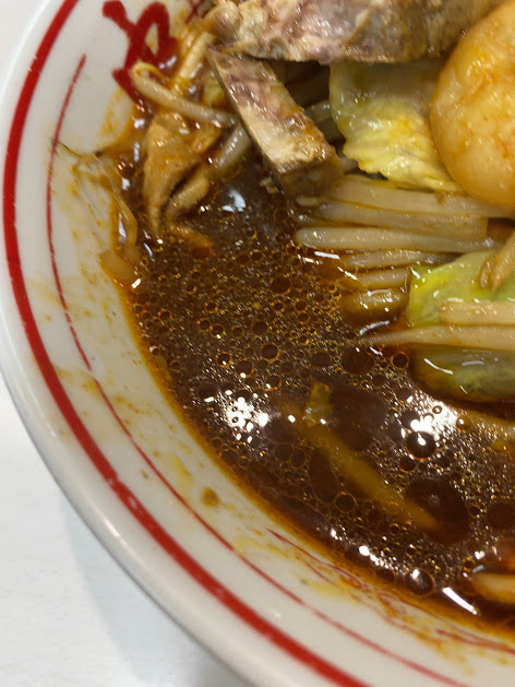 海鮮テンタンメンの麺＆スープ